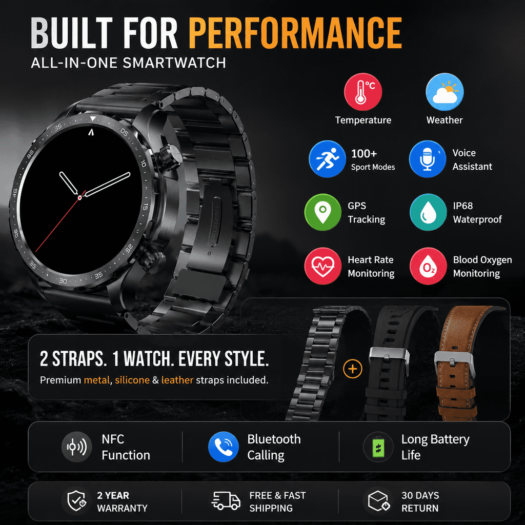TacVertex Pro GPS-AMOLED-Smartwatch