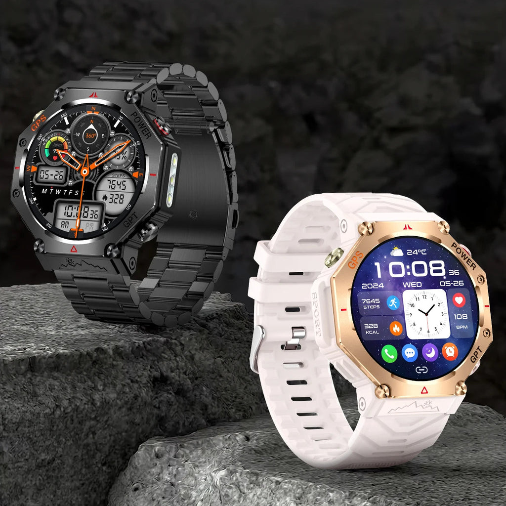 TacVertex T-Rex 3 Ultra Militär-GPS-Smartwatch