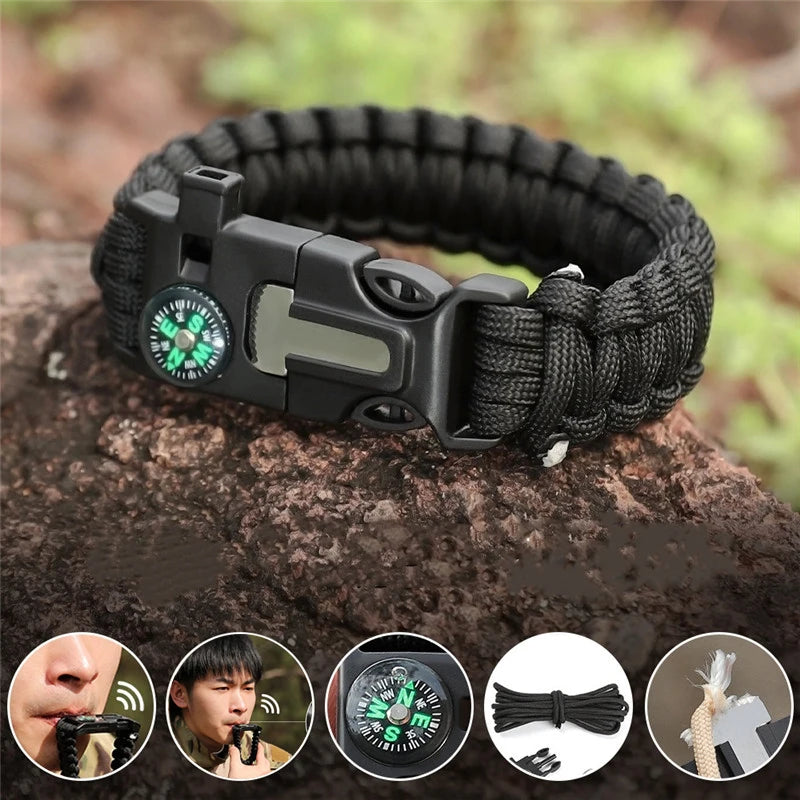 TacVertex Tactical Survival Paracord-Armband