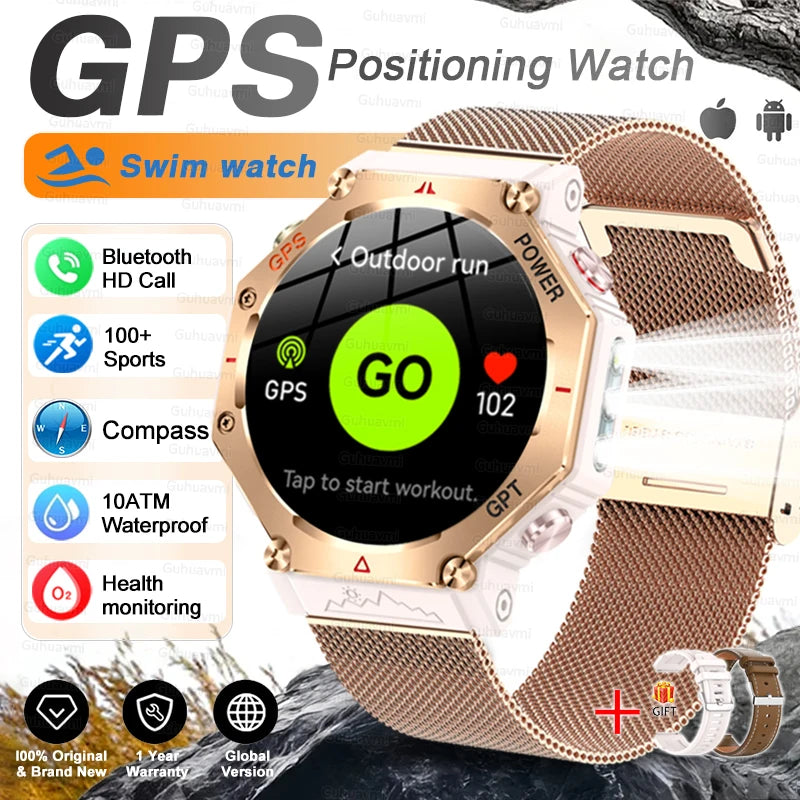 TacVertex T-Rex 3 Ultra Militär-GPS-Smartwatch
