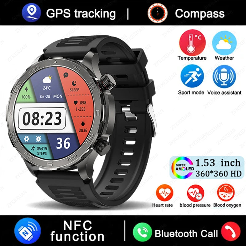 TacVertex Pro GPS-AMOLED-Smartwatch