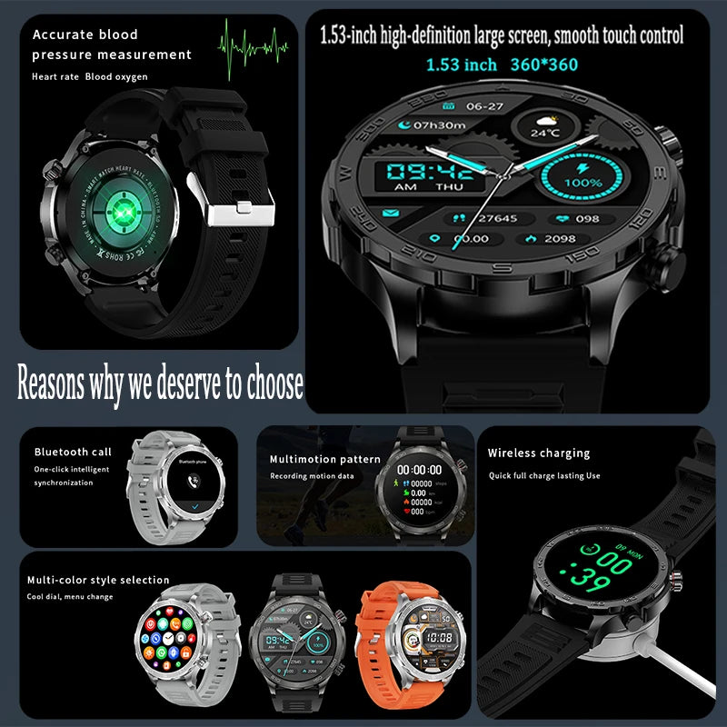TacVertex Pro GPS-AMOLED-Smartwatch